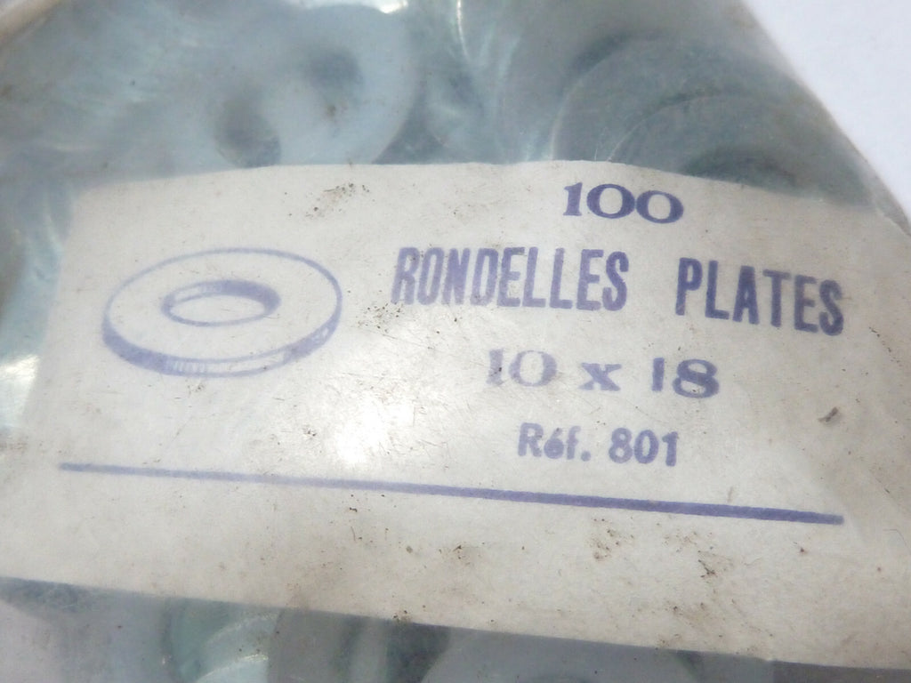 ✨rondelles  M10 x 18 mm multi usage sachet de 100 deco-savoy emile ferry vintage