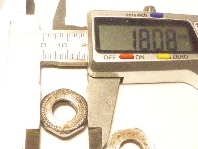 ✨ Ancien stock / NOS – 2 Contre-écrous de moyeu Algi 9,5 x 100 – Vélo Vintage✨