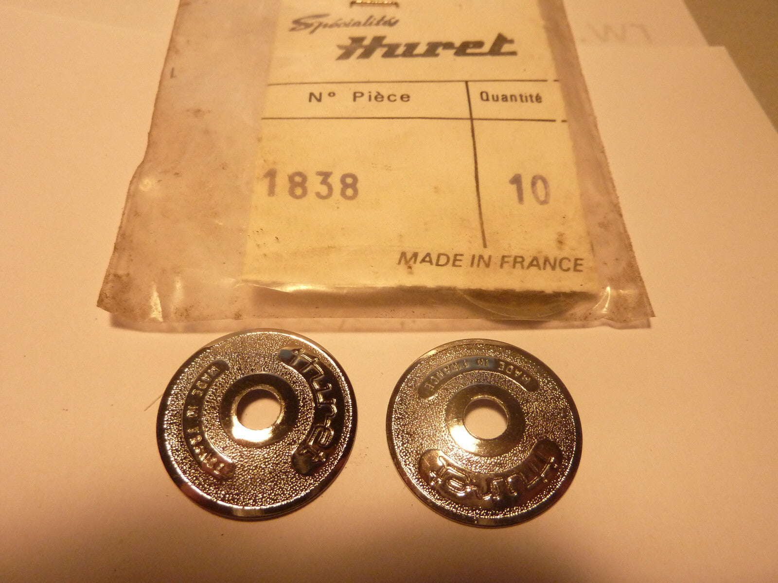 ✨ NOS HURET Shifter Covers Pressure Plates #1838 Chape Rondelles ALVIT SVELTO✨