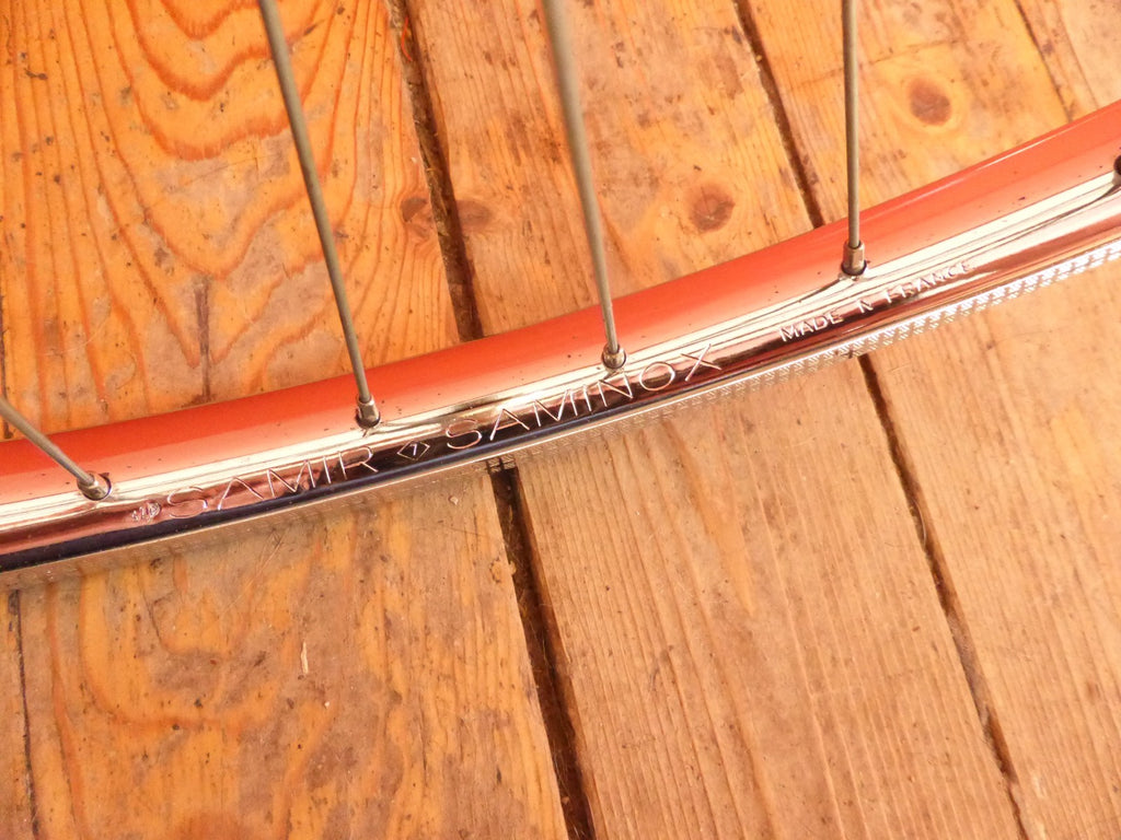 ✨ NOS  Roue avant Vélo Vintage SAMIR 650B Saminox 1982 – Moyeu Maillard✨