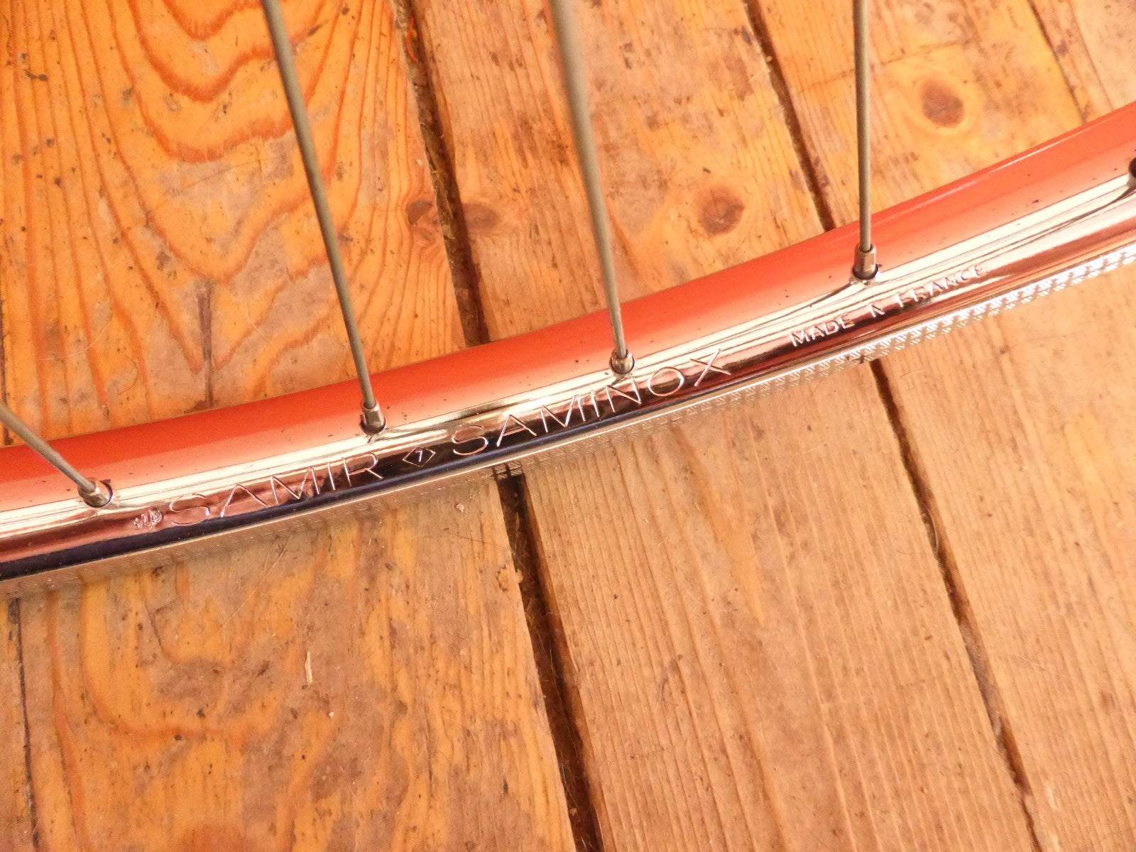 ✨ NOS  Roue avant Vélo Vintage SAMIR 650B Saminox 1982 – Moyeu Maillard✨