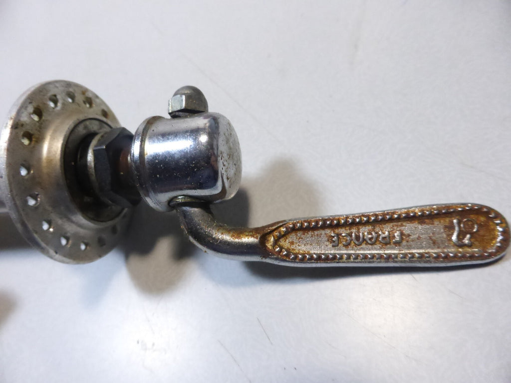 4 vintage axe moyeux maillard sachs shimano front axle