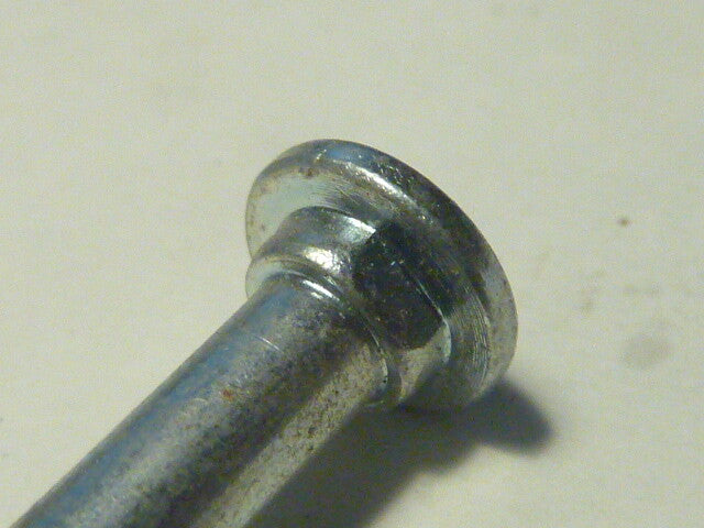 Lot de 4 vis M5 tête bombée à méplat – vélo vintage, frein, dérailleur, compteur