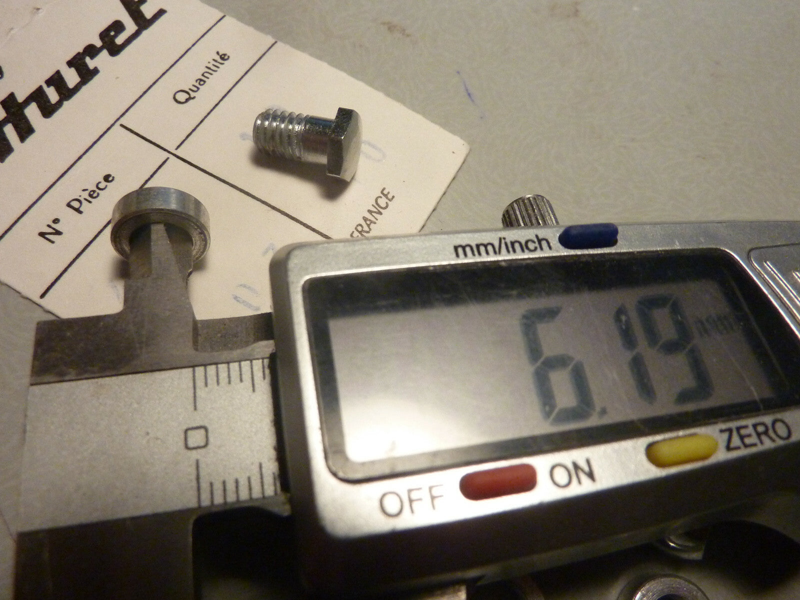 ✨ NOS Huret 402/403 Chainring Bolts & Spacers for 3-arm Crank Set vis cheminée ✨