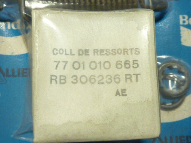 kit de fixations de mâchoires de frein, Peugeot 204 et 304 Bendix 7701010665