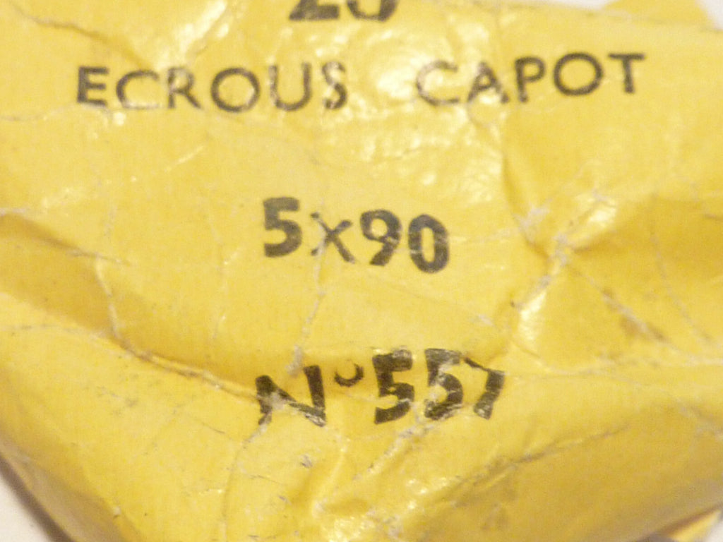 ✨ NOS – Écrou Vis Molette Capot Carter – Motobécane / Peugeot / Terrot / Solex✨