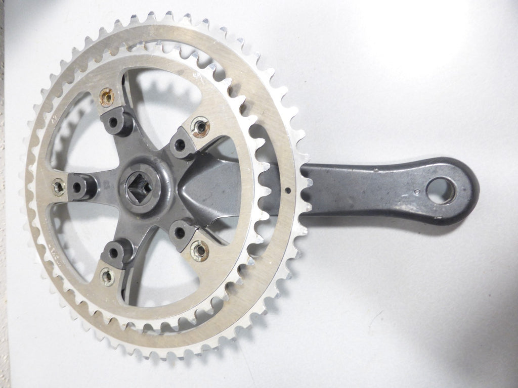 NOS Miche Monolithic Bicycle Crankset Double chainring 52-42