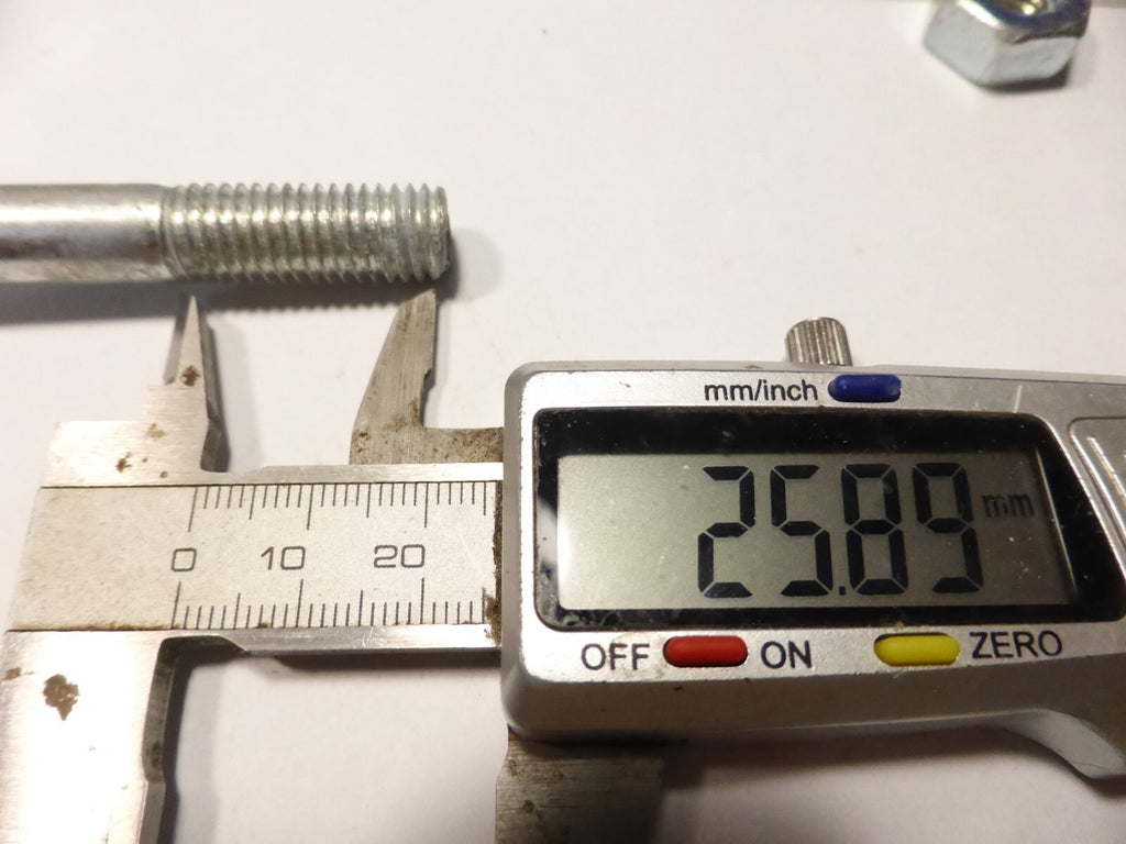 NOS vis Axe bas de cadre diamètre 10 mm x 60 mm solex fixation 3800 M10 chinois