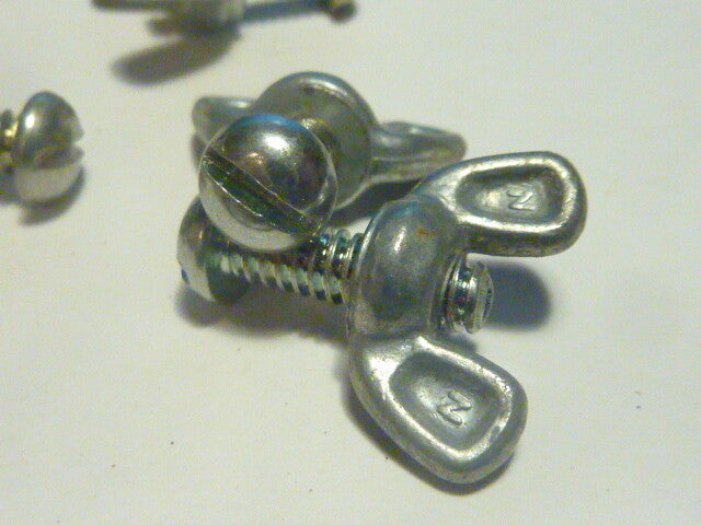✨ NOS Set de 4 Vis à papillon Écrous à oreilles Mudguard pour BLUEMELS Vintage ✨