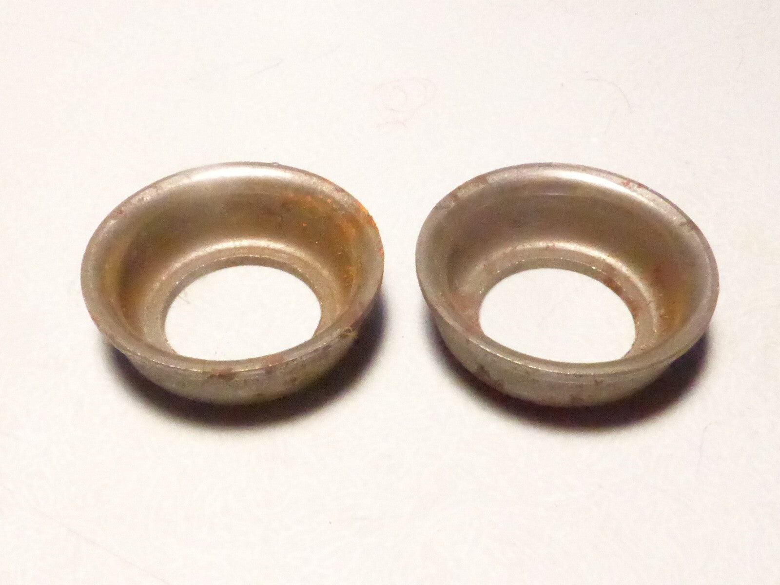 ✨ Ancien stock / NOS 2 Cuvettes de pédalier acier Ø 40 mm  Oldschool / Vintage ✨