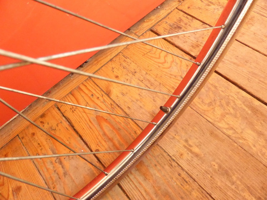 ✨ NOS Roue arrière velo vintage 700C (622) – SAMIR SAMINOX 1984 ✨