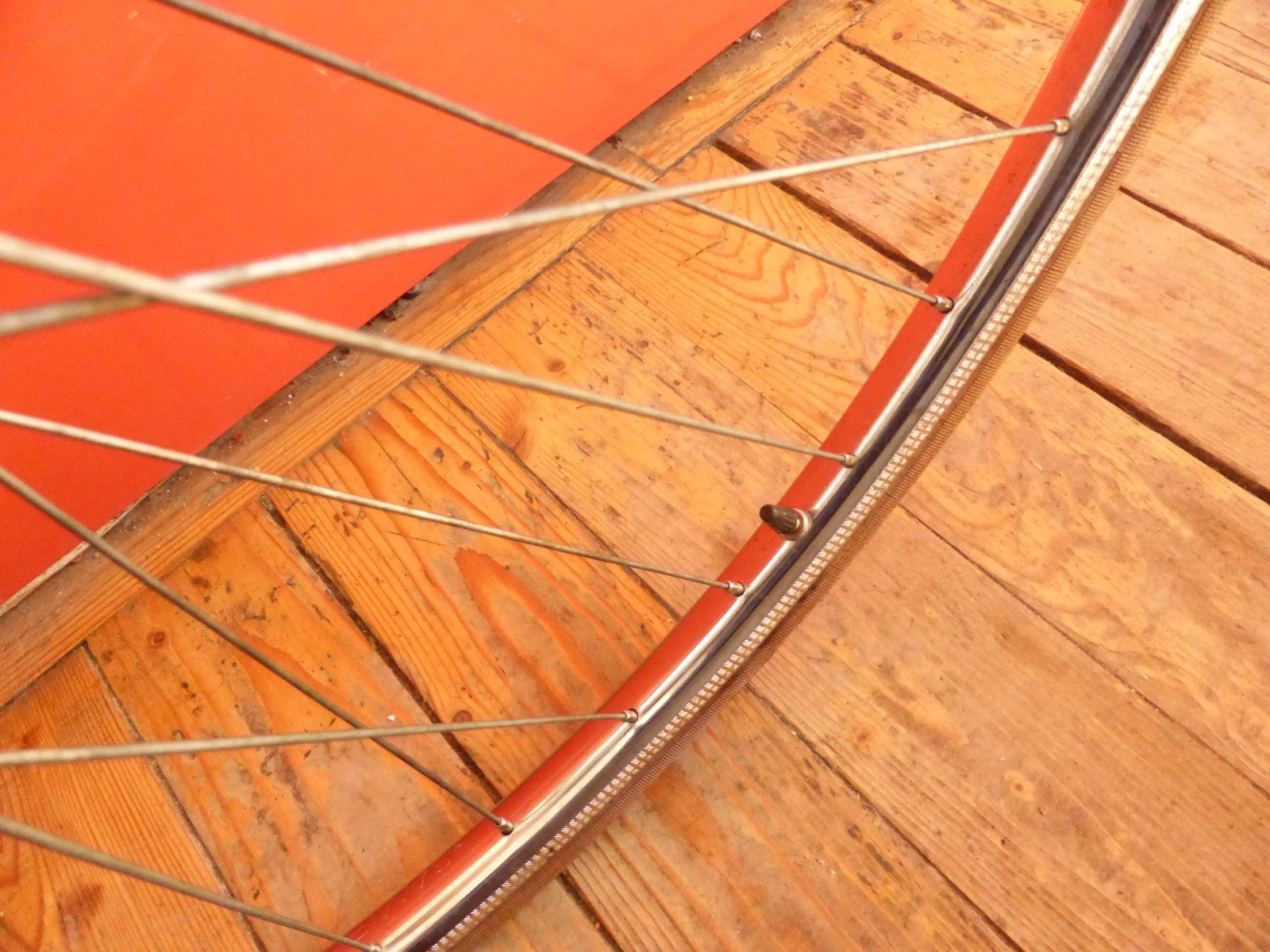 ✨ NOS Roue arrière velo vintage 700C (622) – SAMIR SAMINOX 1984 ✨