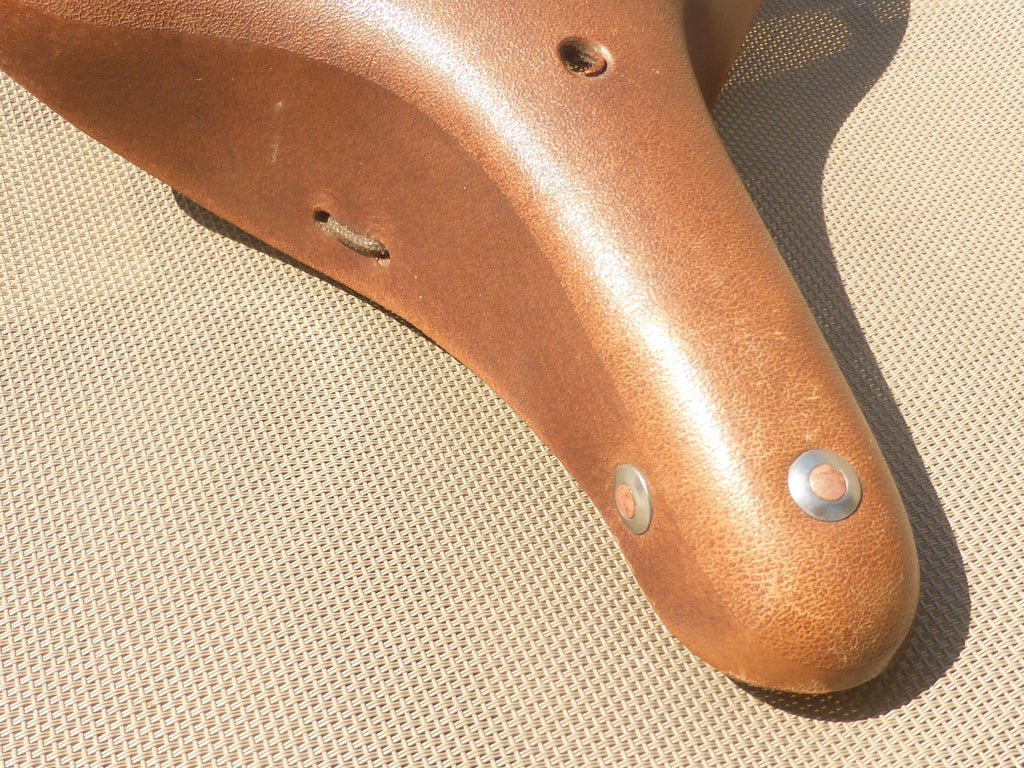 Belle Selle en Cuir Ruff Cycles  Marron velo ville custom