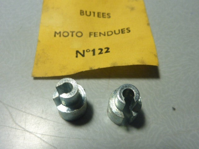 ✨ NOS ALGI – 2 Butées de Câble Fendues – Vintage Mobylette – Ancien Stock ✨