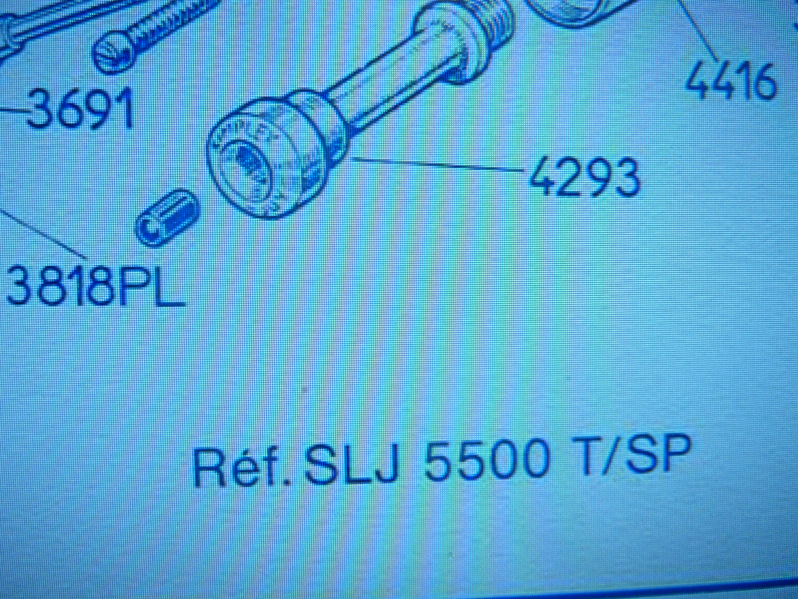 NOS  1 SIMPLEX SLJ LJ REAR DERAILLEUR SPRING - 1 Ressort de Der. Ar. 3566