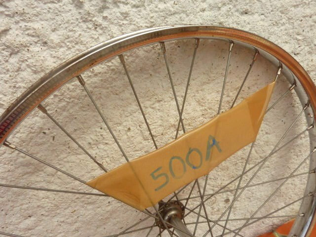 RARE Saminox Samir 500A ROUE velo wheels peugeot pneu 500x28 jante 500x21 20"