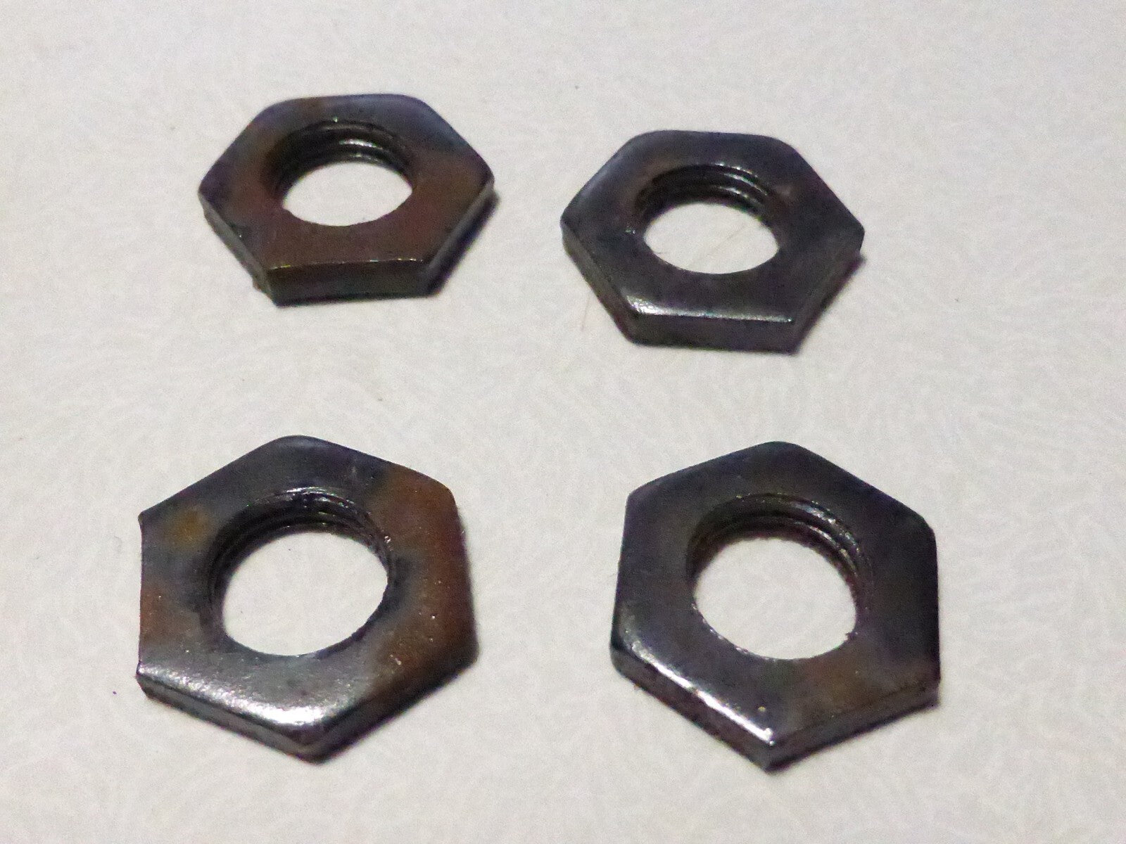 ✨ Ancien stock / NOS 4 Contre-écrous de moyeu ATOM 9,5 x 100 – Vélo Vintage ✨
