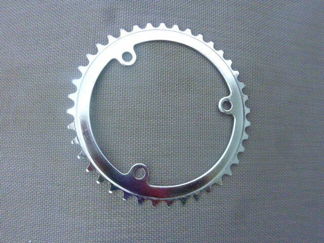 NOS neu Plateau Vintage Acier Chromé 40 Dents BCD 116 Chainring Vélo Ancien