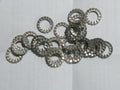 Lot 14 Rondelles 17x10 freins cranté éventail  Diam 17 mm Trou 10 mm .Lot de 14