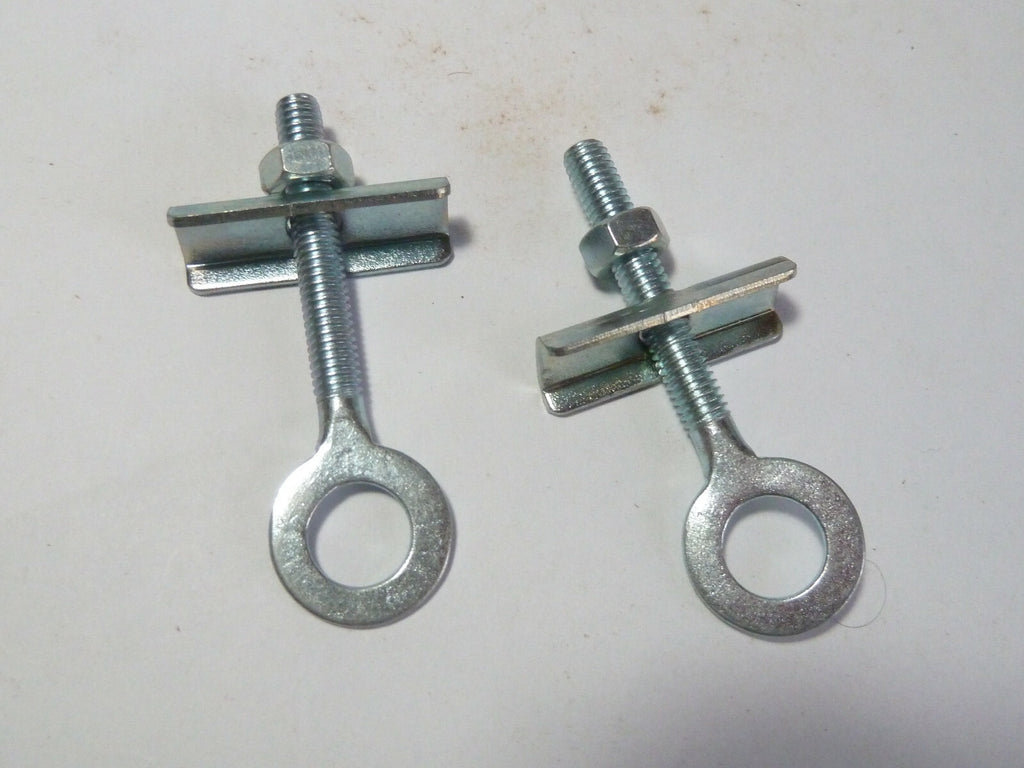 NOS Algi  lot anciens 2 Tendeur de Chaine M6x100 Peugeot selon photo trou 11 mm