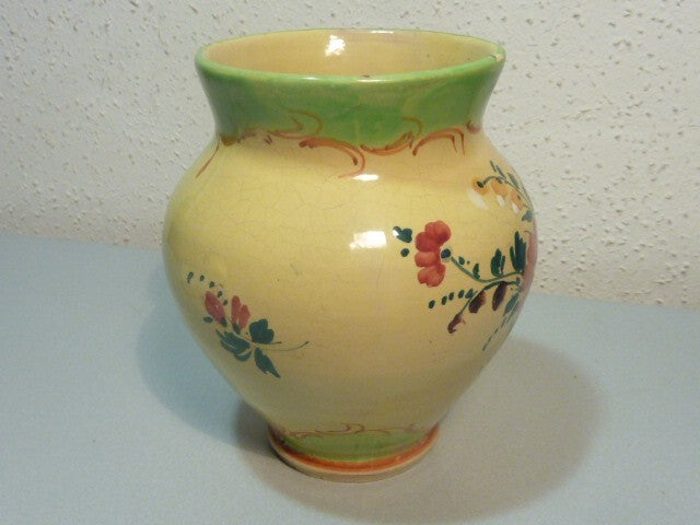 Vase numéroté céramique faïence made in Italy