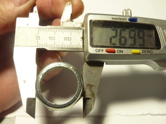 NOS contre écrou cuvette de jeu de direction 22,2 mm vintage ancien stock