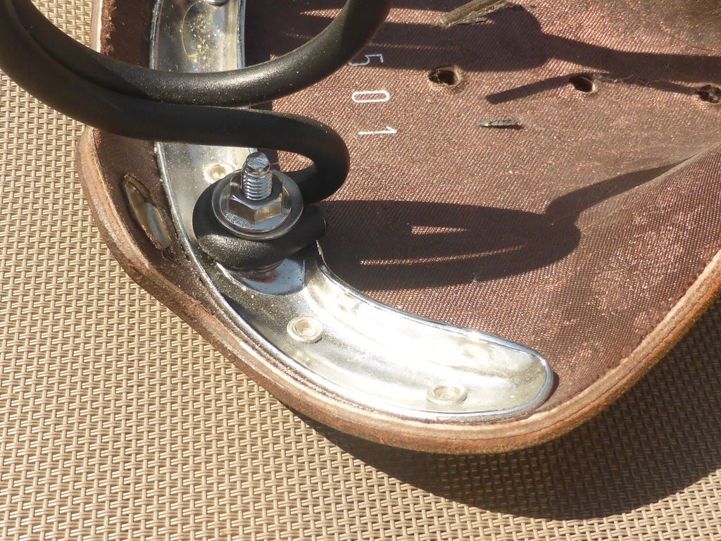 Belle Selle en Cuir Ruff Cycles  Marron velo ville custom
