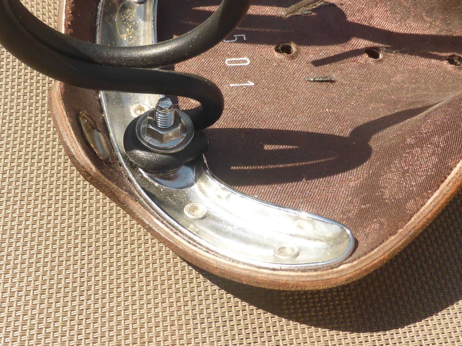 Belle Selle en Cuir Ruff Cycles  Marron velo ville custom