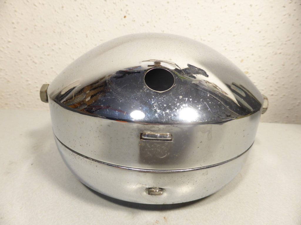 ✨ Ancien  phare rond chromé Ø 142   Motobecane  PEUGEOT   cyclomoteur mobylette✨