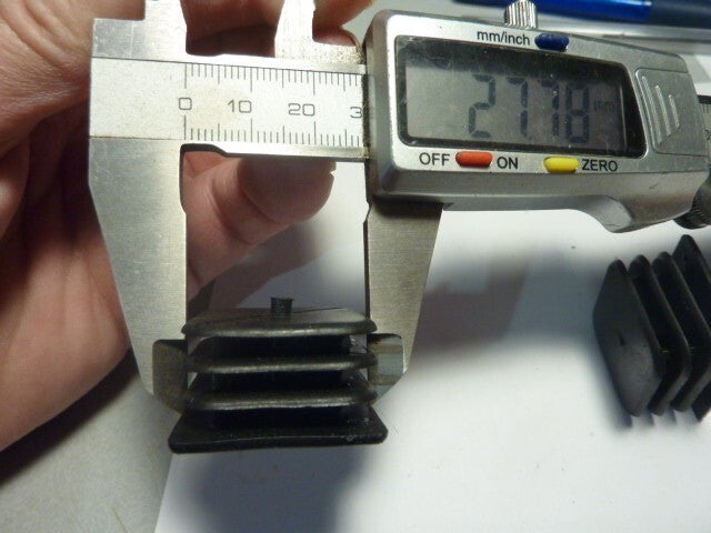 NOS 2 embout de fourche  velo plugs fork vintage bmx