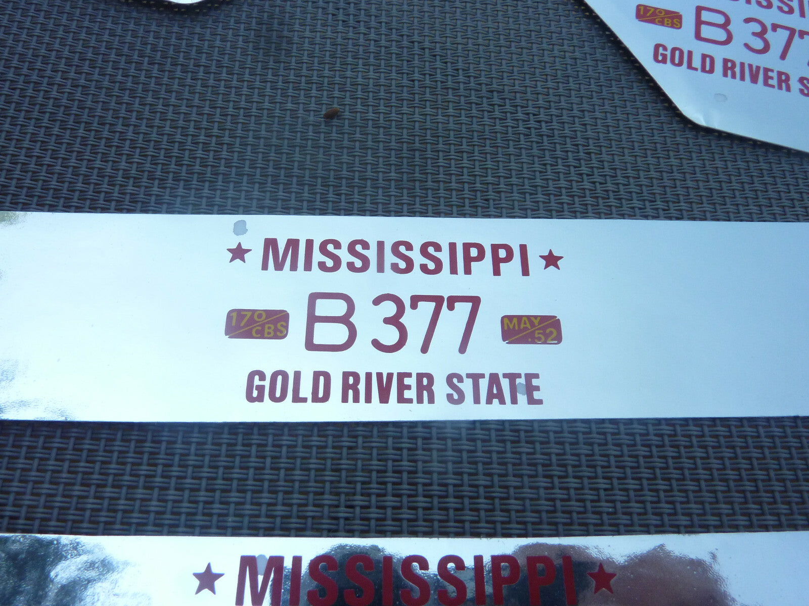 AUTOCOLLANT STICKER 24CM SCOOTER MOTO MOBYLETTE ADHESIF TUNING mississippi