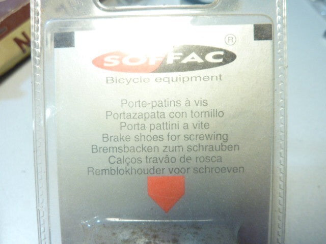 NOS 2 PADS patins freins Soffac velo vintage