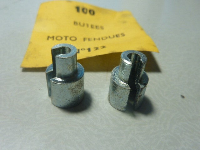 ✨ NOS ALGI – 2 Butées de Câble Fendues – Vintage Mobylette – Ancien Stock ✨