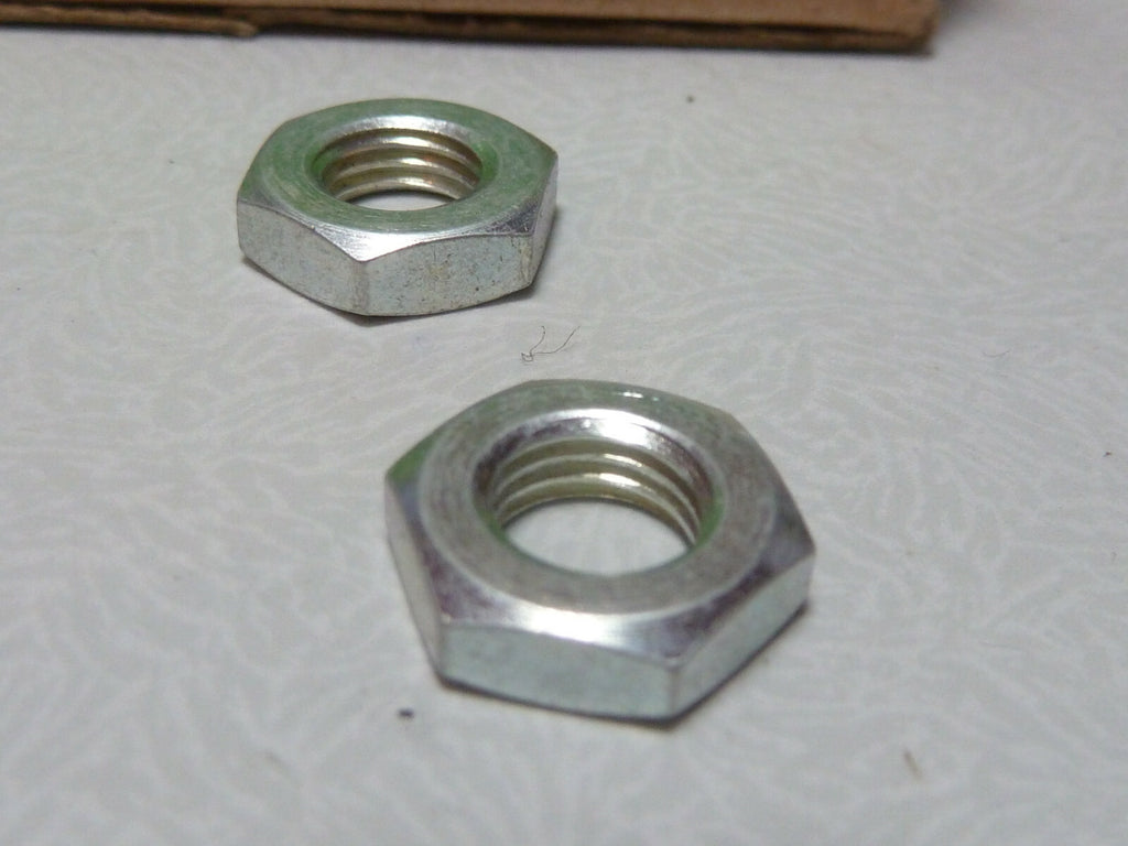 ✨ Ancien stock NOS 2 Contre-écrous de moyeu Algi M10 x 1 Cyclomoteur mobylette✨