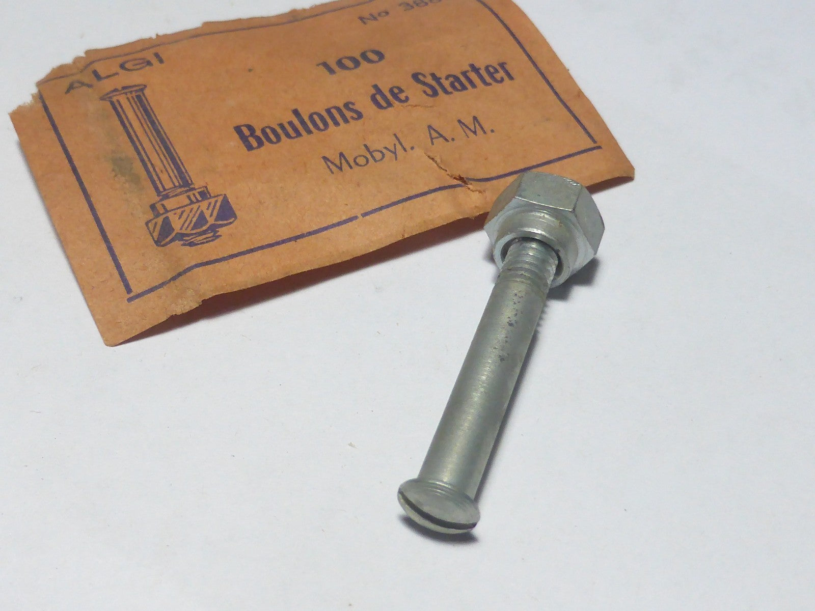✨NOS Vintage ALGI Vis Boulon starter Vélomoteur Mobylette ancien  ✨