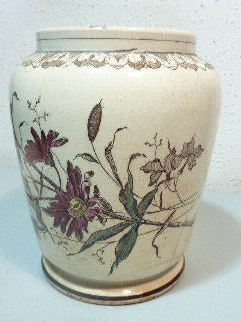 pot a prunes céramique faïence A. H. ANNABURG- GERMANY -  1874 - 1923 pflaumen
