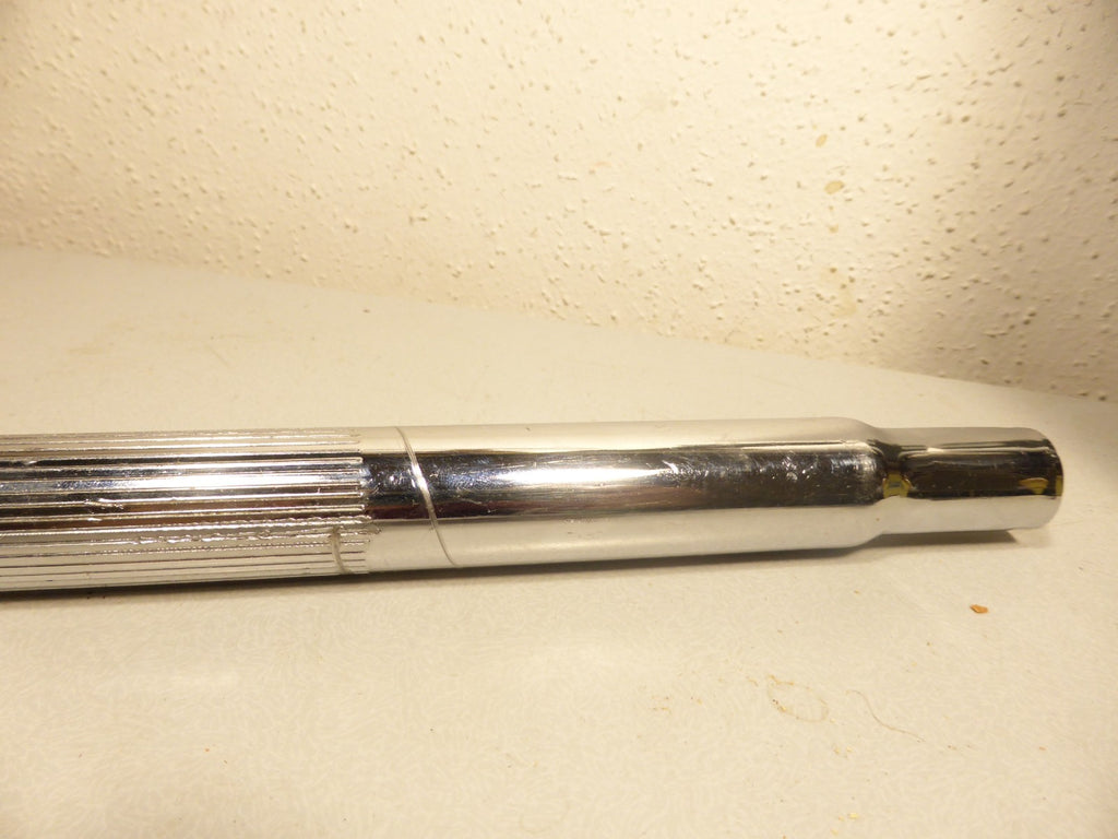 NOS tige tube de selle  26 mm vintage acier chromé 350 gr ANCIEN STOCK L300 mm
