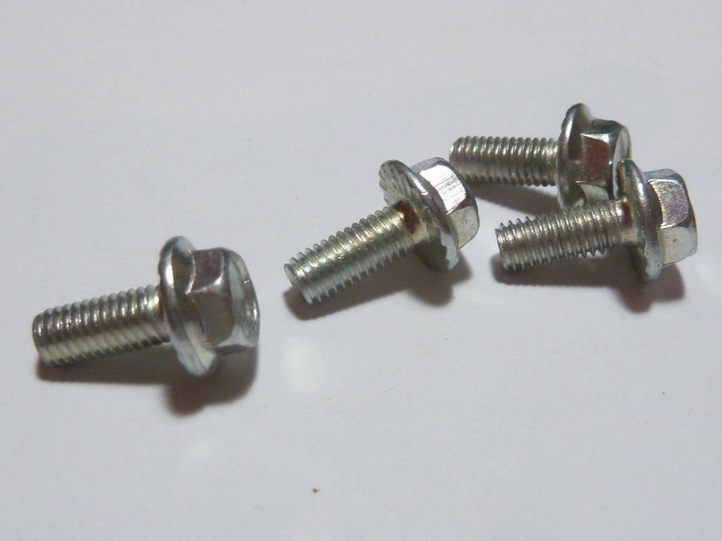 ✨ NOS vintage Vis M5 x 0.8 Tête 6 pans Collerette Cyclo Vélo Ancien (x4)✨