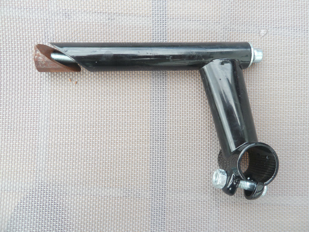 NOS neu Potence 22 mm 150 Haut 87 long 25 mm guidon Noir Cosmos VTT vintage