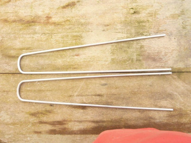 ✨ NOS 2 tringle de garde boue 380 mm Ø 4,9 mm aluminium  vélo vintage alu✨