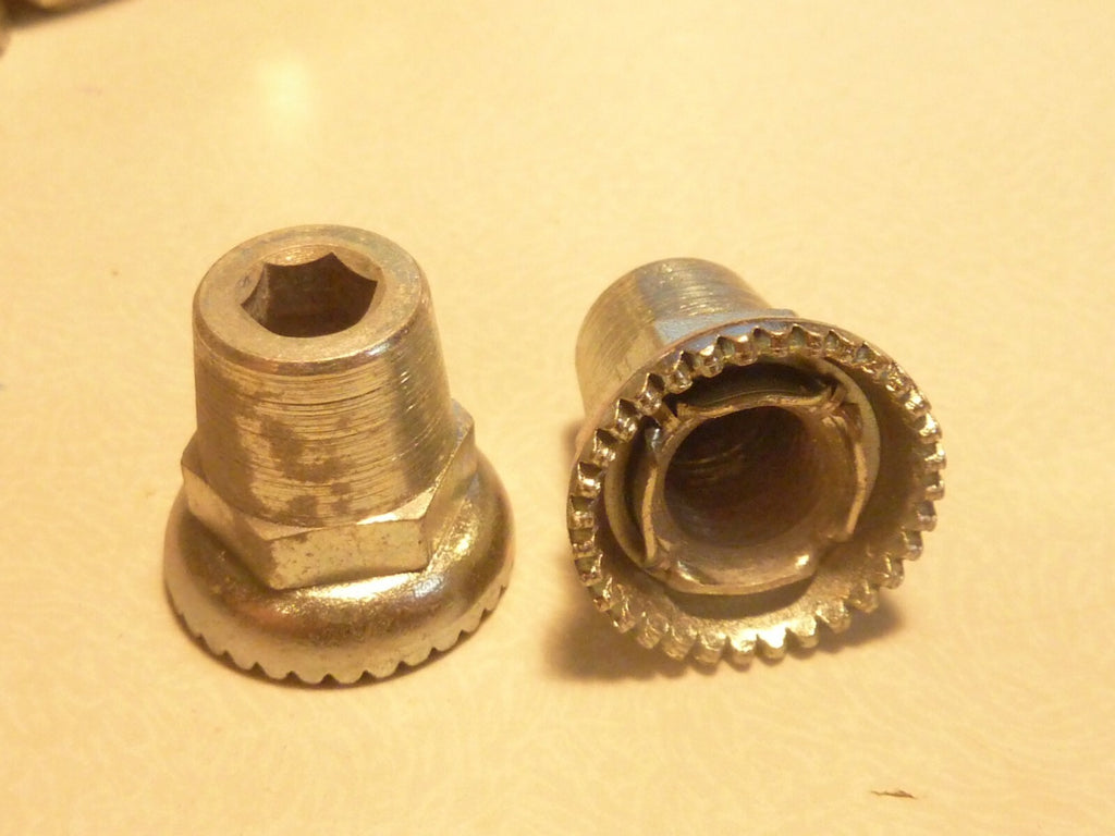 2 écrou Boulon pour axe de roue  velo 9.5x100 algi