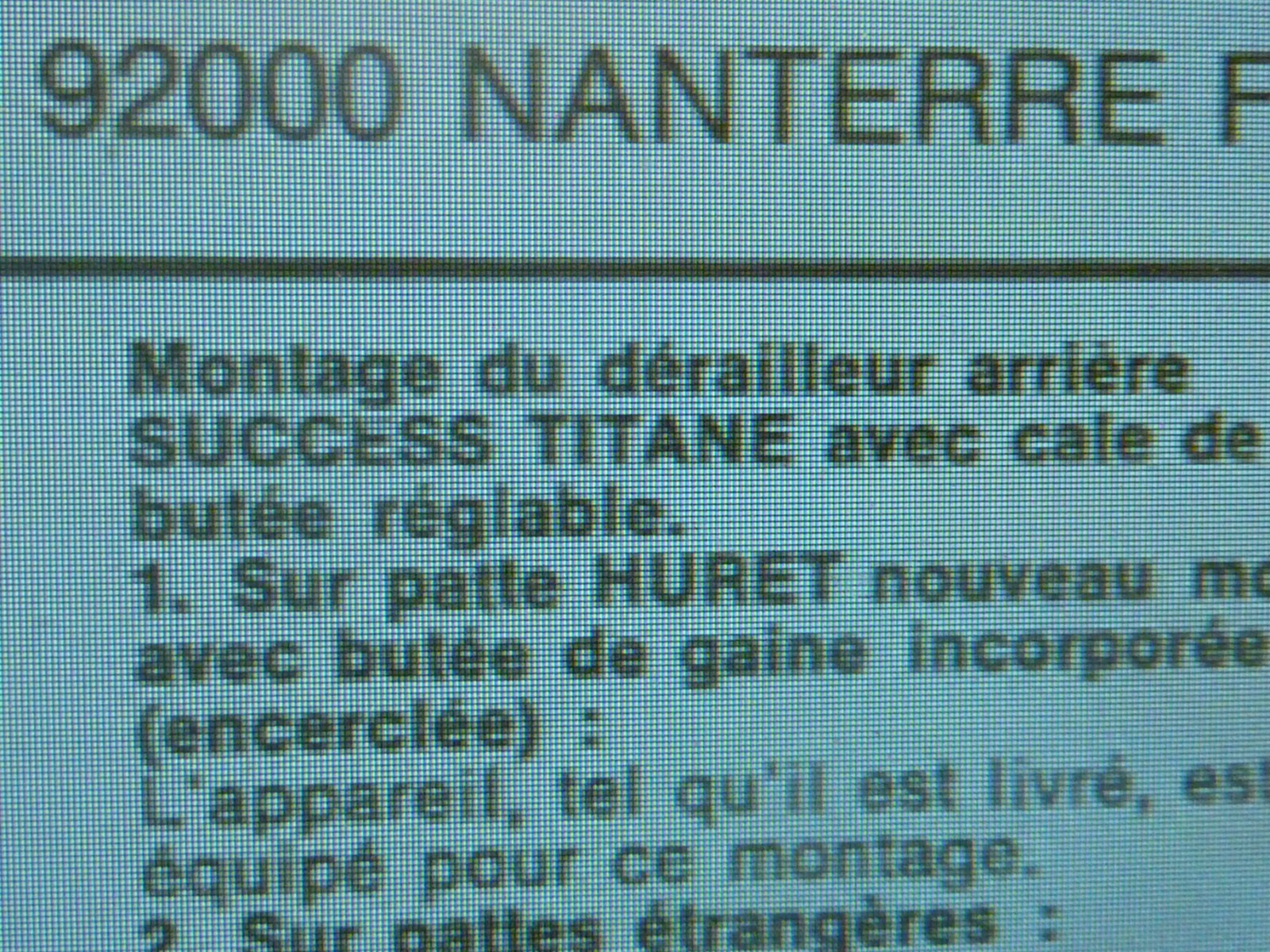 ✨ NOS Vis Huret Success Titane 2422 – Vintage – Ancien Stock✨