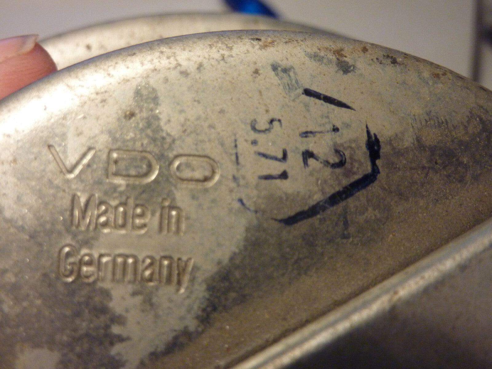 compteur camion truck tachograph VDO 120 km h Ø 145 mm 1971