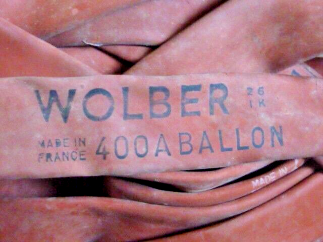 2 chambre air  16"  Wolber made in France vélo 16x 3/4 vintage 400 ballon 37-340