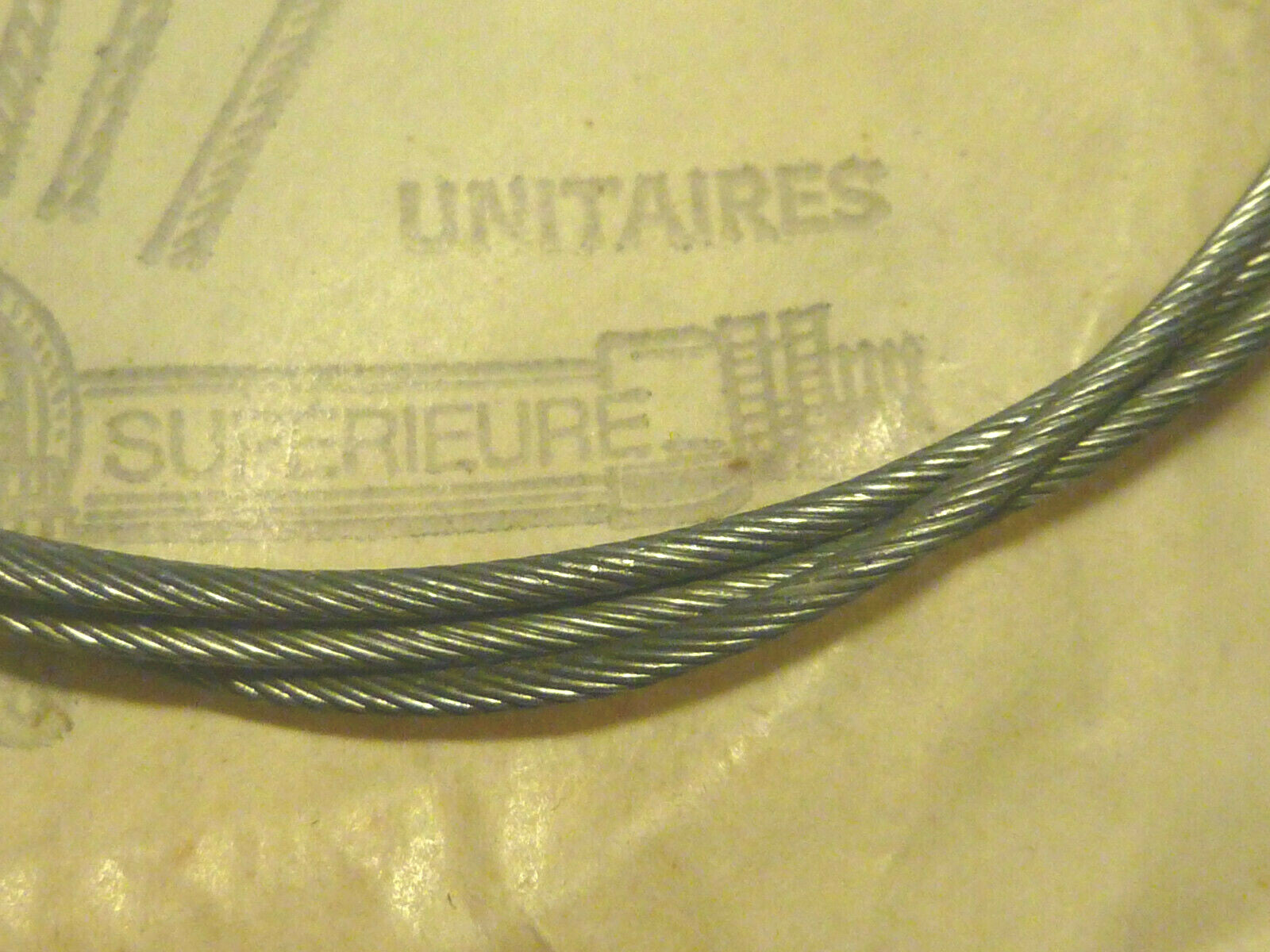 NOS Ejac CÂBLE inox dérailleur 1. 2 M  simplex huret PEUGEOT  MOTOBECAne gitane