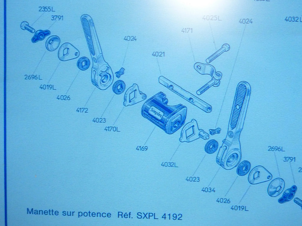✨ NOS Lot 2 Chapes  Rondelles – Manettes Dérailleur – Simplex 2696 / SXP / SXPL✨