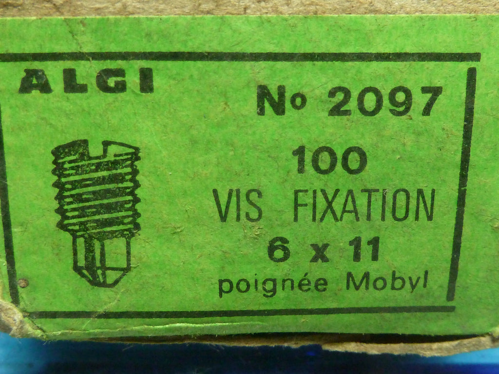 ✨ NOS Algi Vis  poignée Saker ancien stock 6x11 motobecane mobylette Peugeot✨
