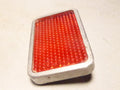 Catadioptre en Verre rouge et Aluminium TPV 303 vélo cyclomoteur  Vintage TBE