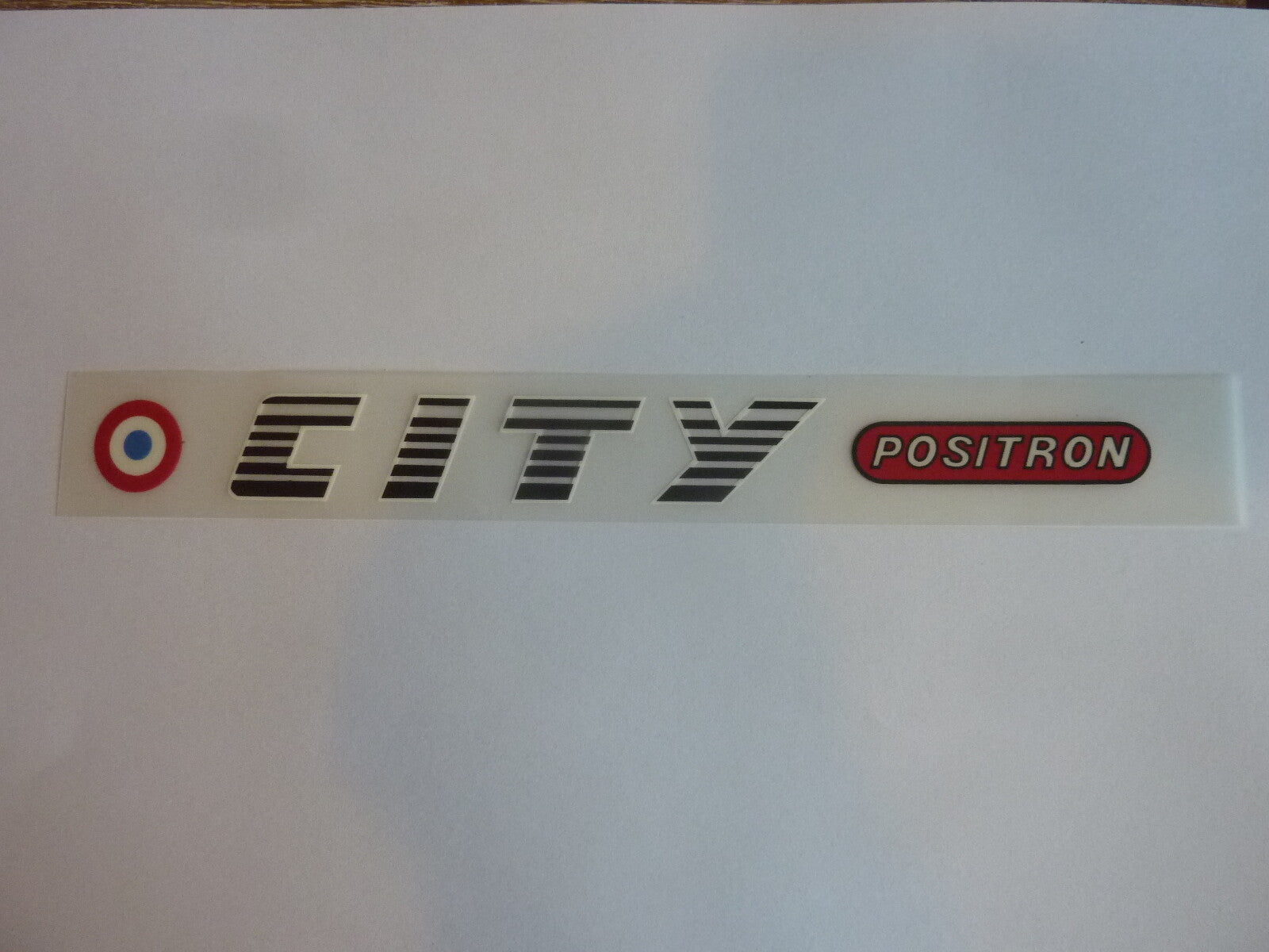 CITY POSITRON Vintage Stickers bike decal / autocollant vélo /prix pour 3