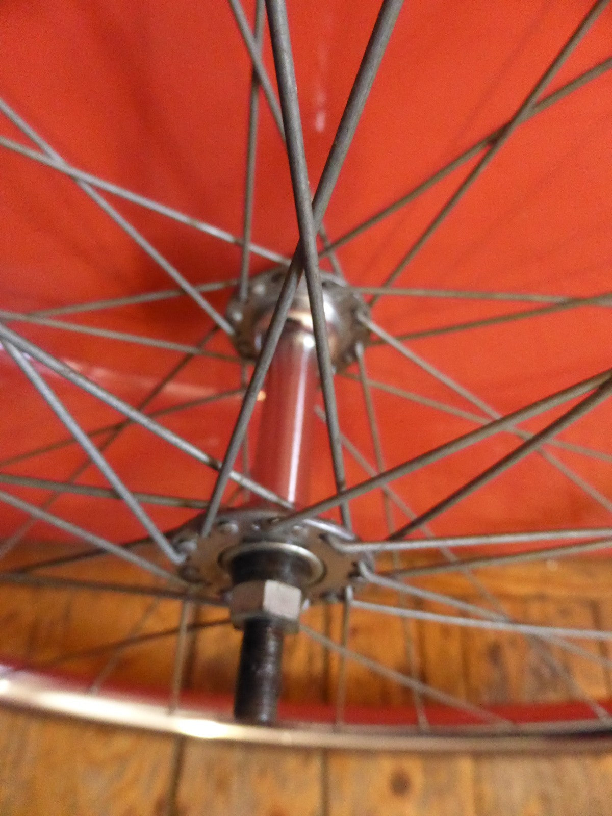 ✨NOS Roue avant velo vintage 650A (590) – 1975 – jante chromée - pneu Michelin✨